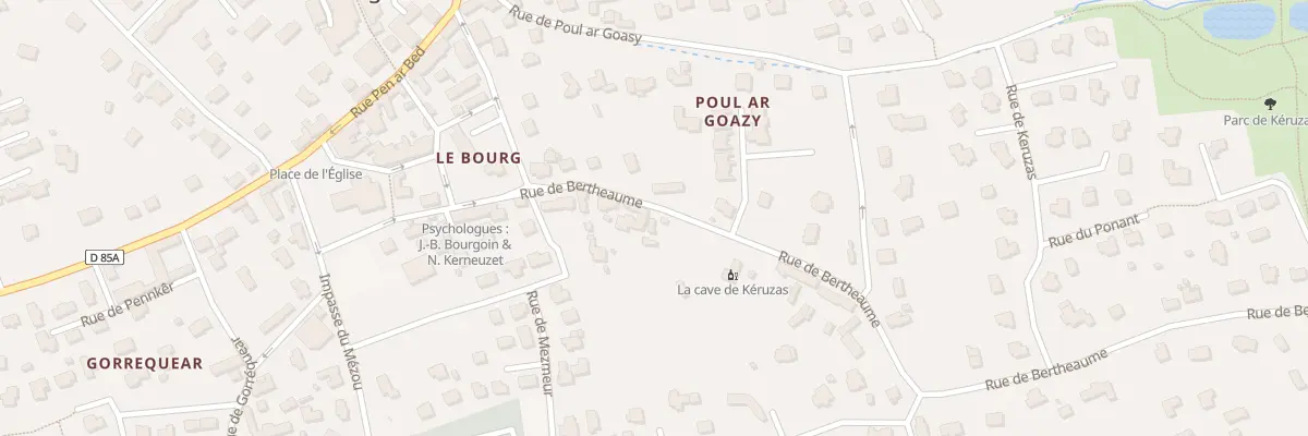 Plan du 31 Rue de Bertheaume à Plougonvelin