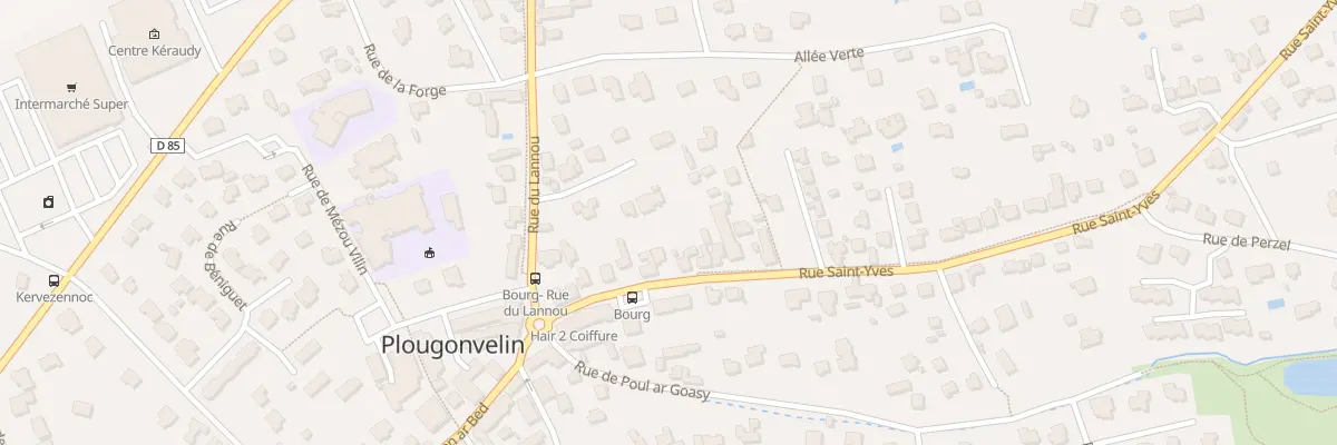 Plan du 18B Rue Saint Yves à Plougonvelin