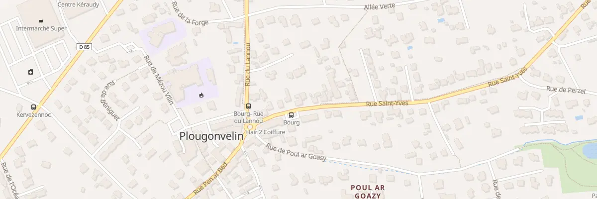 Plan du 14 Rue Saint Yves à Plougonvelin