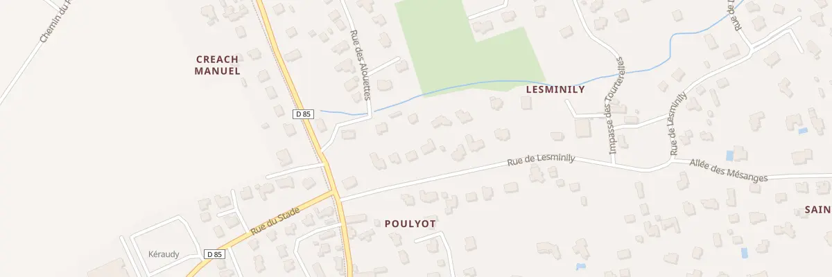 Plan du 8B Rue de Lesminily à Plougonvelin