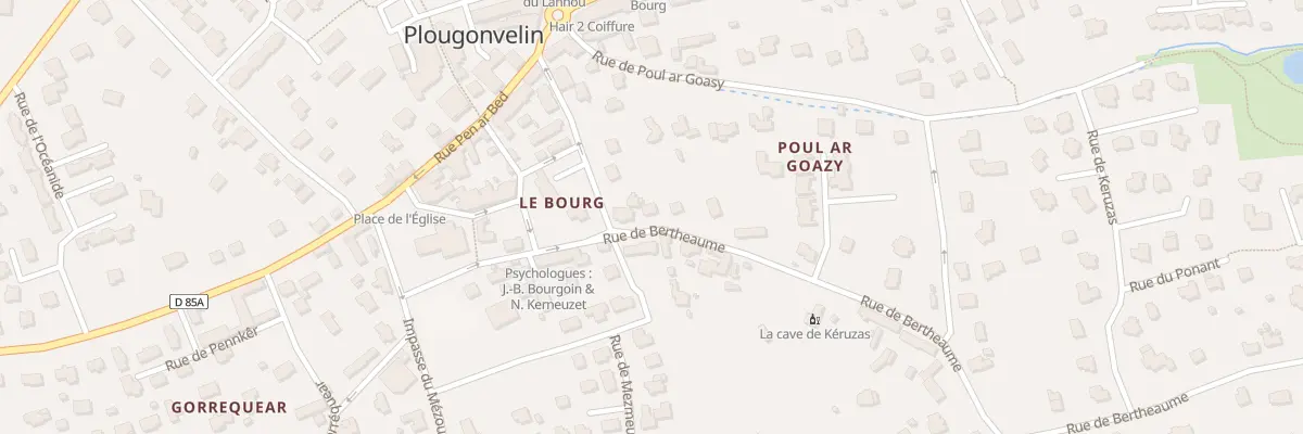 Plan du 8 Rue de Bertheaume à Plougonvelin