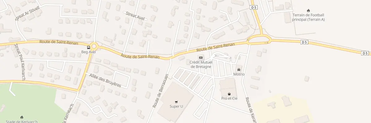Plan du 640 Pen Ar Menez à Plouarzel