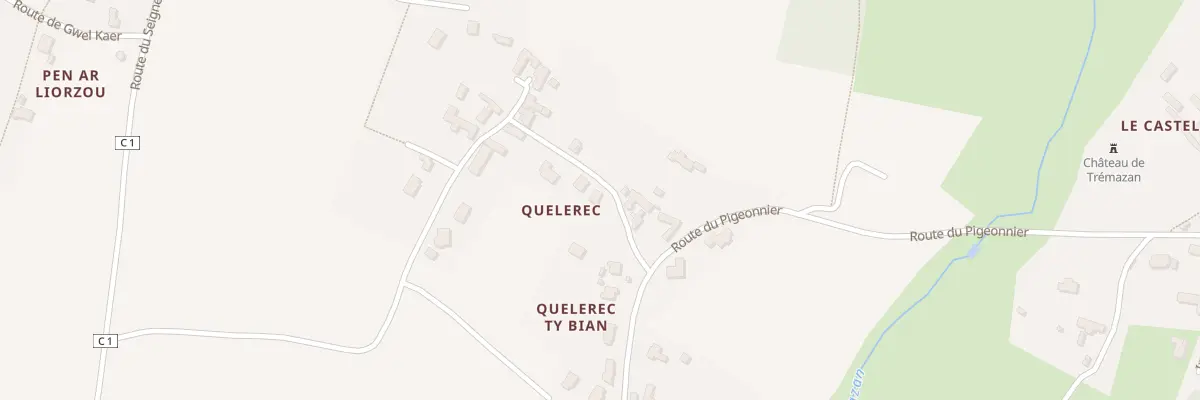 Plan du 9 Quelerec à Landunvez