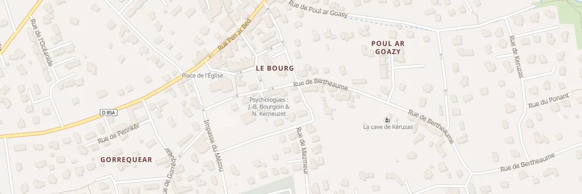 Plan du 21 Rue de Bertheaume à Plougonvelin