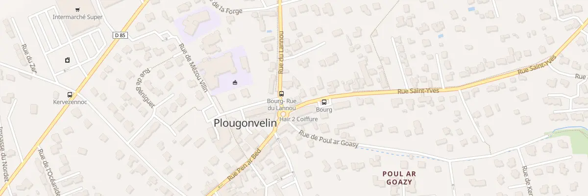 Plan du 4 Rue Saint Yves à Plougonvelin
