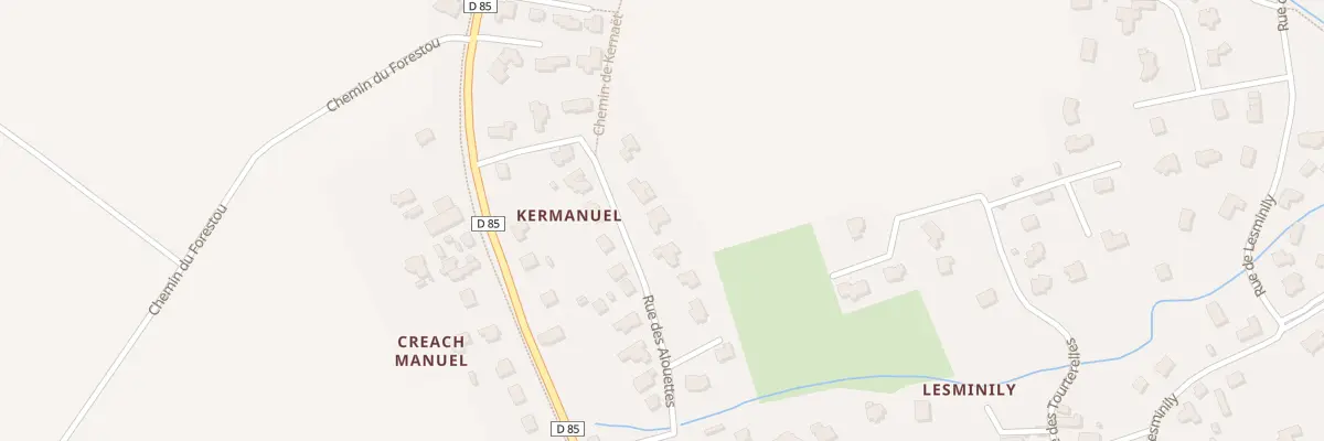 Plan du 15 Rue de Kermanuel à Plougonvelin