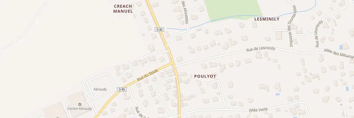 Plan du 23 Rue du Lannou à Plougonvelin
