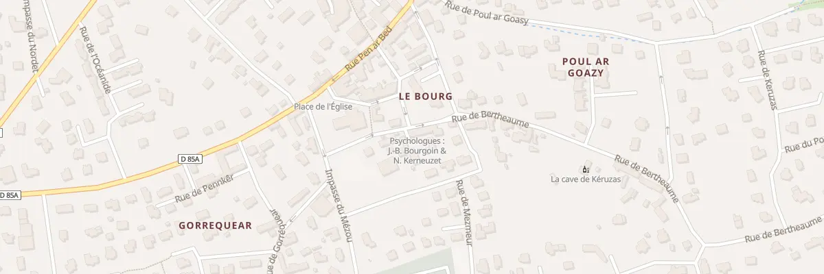 Plan du 17 Rue de Bertheaume à Plougonvelin