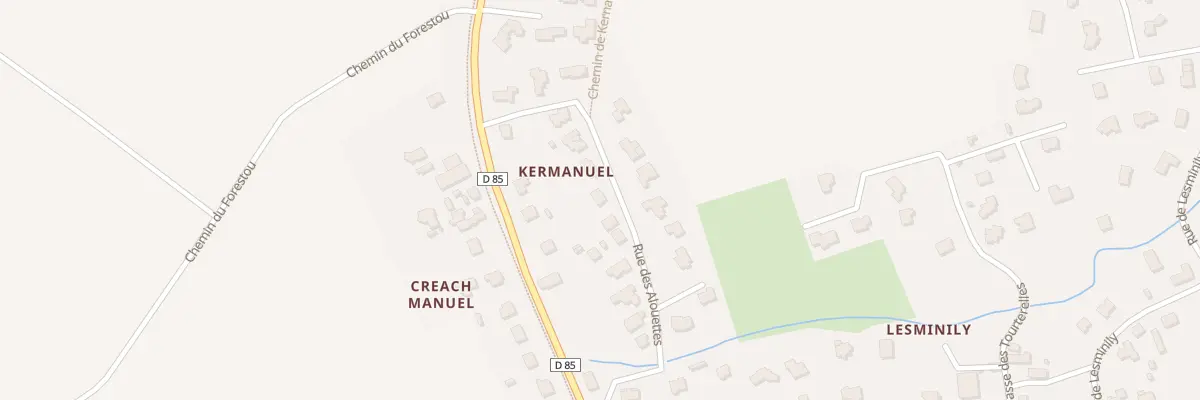 Plan du 9 Rue de Kermanuel à Plougonvelin
