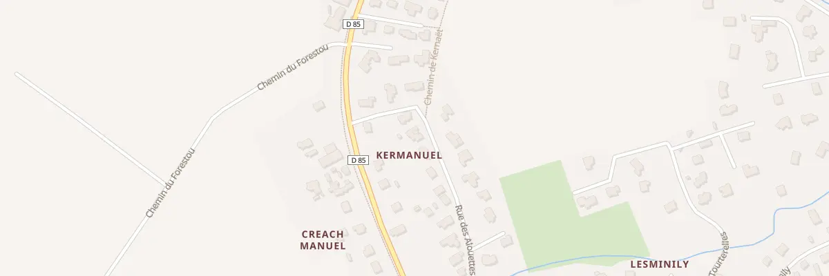 Plan du 5 Rue de Kermanuel à Plougonvelin