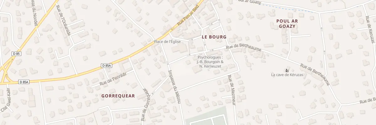 Plan du 13 Rue de Bertheaume à Plougonvelin