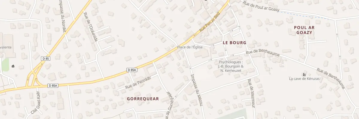 Plan du 3 Rue de Bertheaume à Plougonvelin