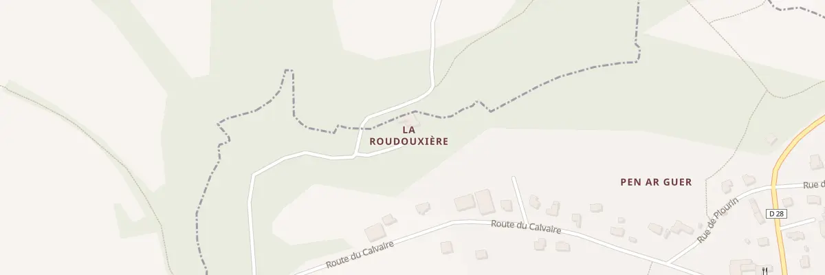 Plan du 97 La Roudouxiere à Brélès