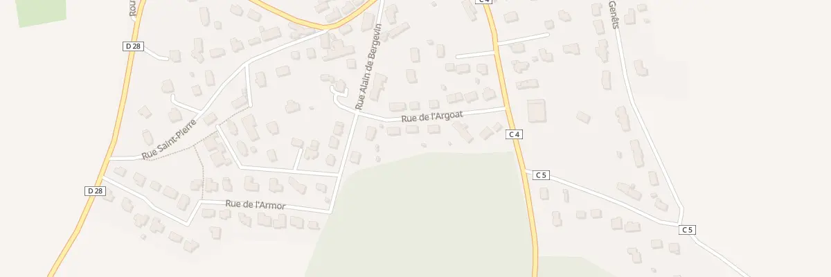 Plan du 11 Rue de l’Argoat à Ploumoguer