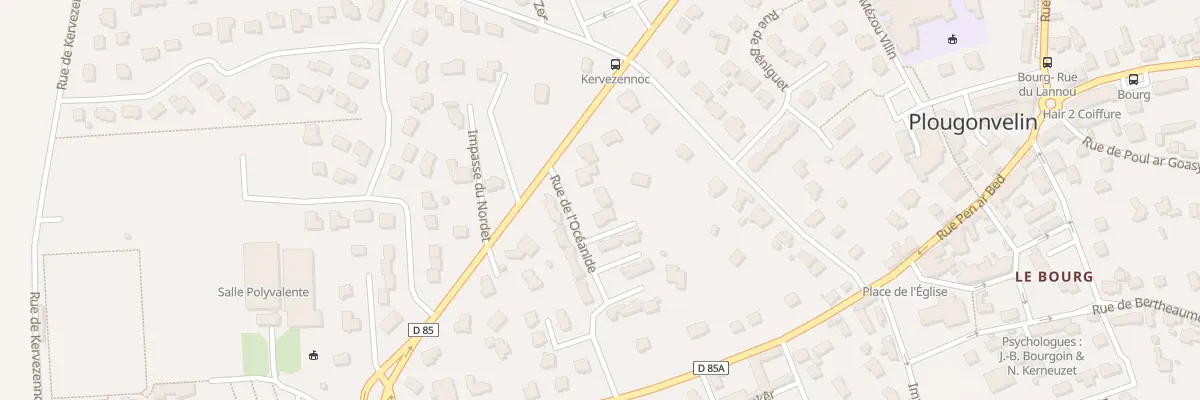Plan du 3 Rue de l’Océanide à Plougonvelin