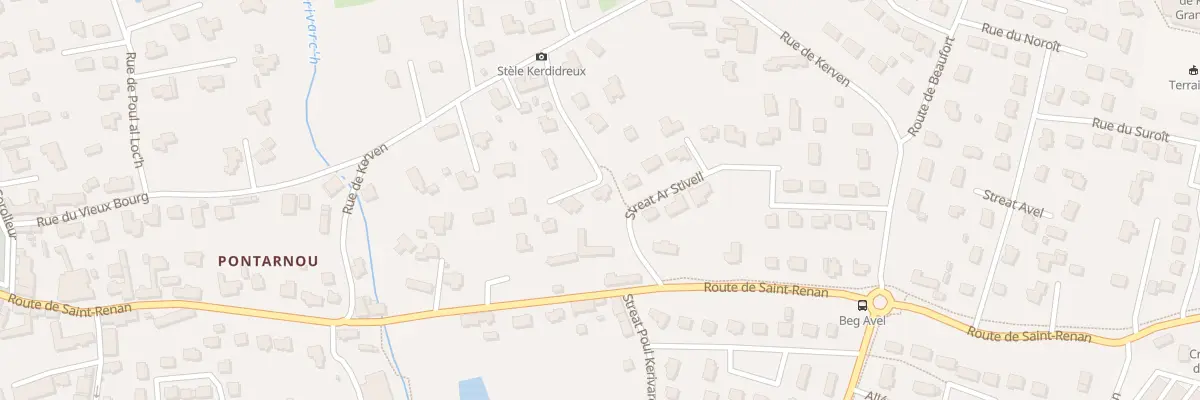 Plan du 5212 Kerdidreux à Plouarzel