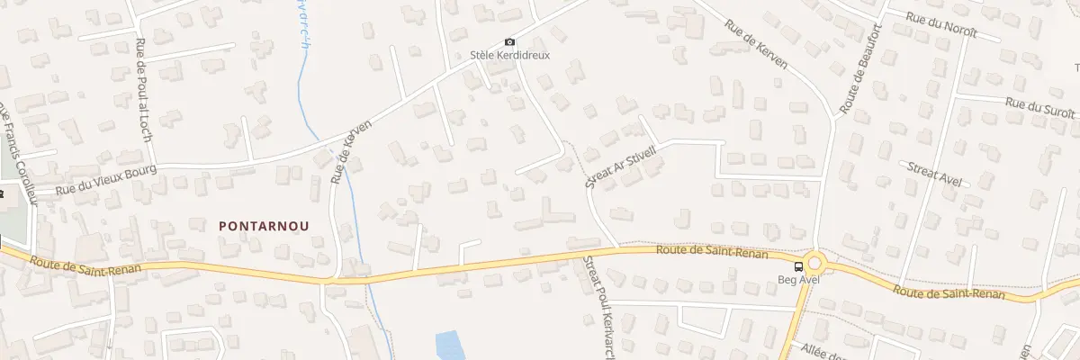 Plan du 5211 Kerdidreux à Plouarzel