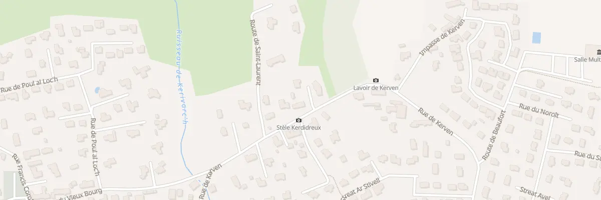 Plan du 290 Rue de Kerven à Plouarzel