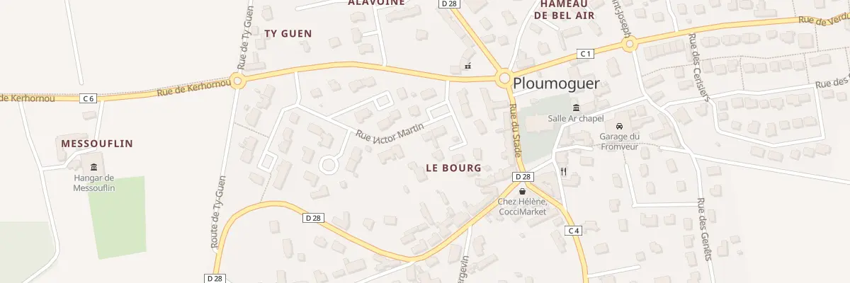 Plan du 20 Rue Victor Martin à Ploumoguer