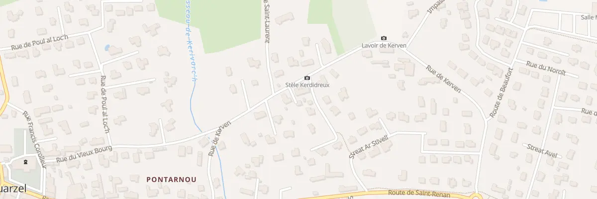 Plan du 255 Rue de Kerven à Plouarzel