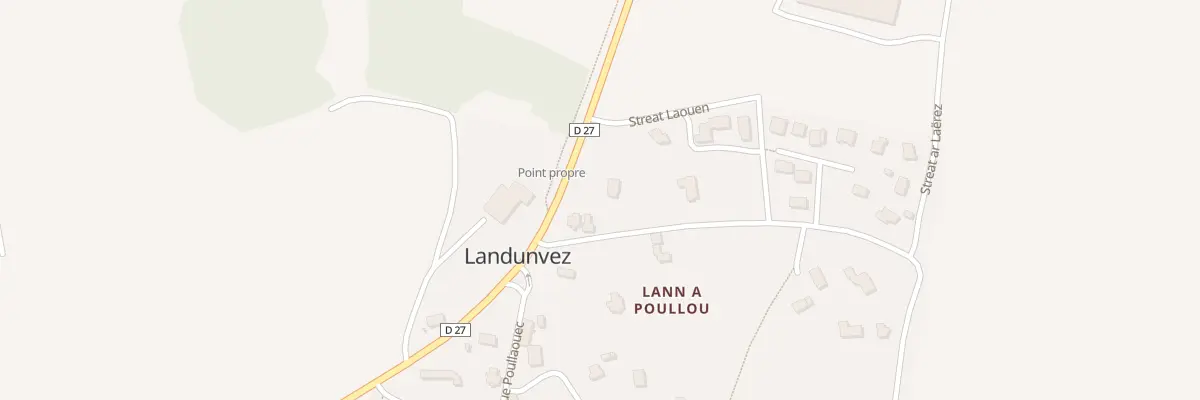 Plan du 3 Rte de Languru à Landunvez