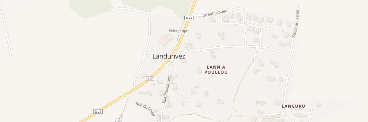 Plan du 20 Rue Poullaouec à Landunvez