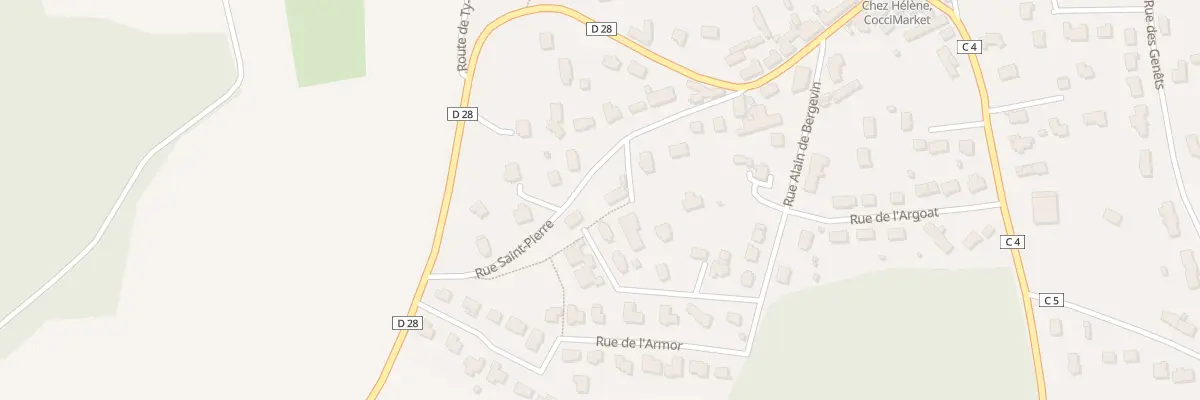 Plan du 7 Rue Saint-Pierre à Ploumoguer