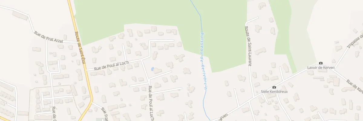 Plan du 8 Rue la Marie Cordelière à Plouarzel