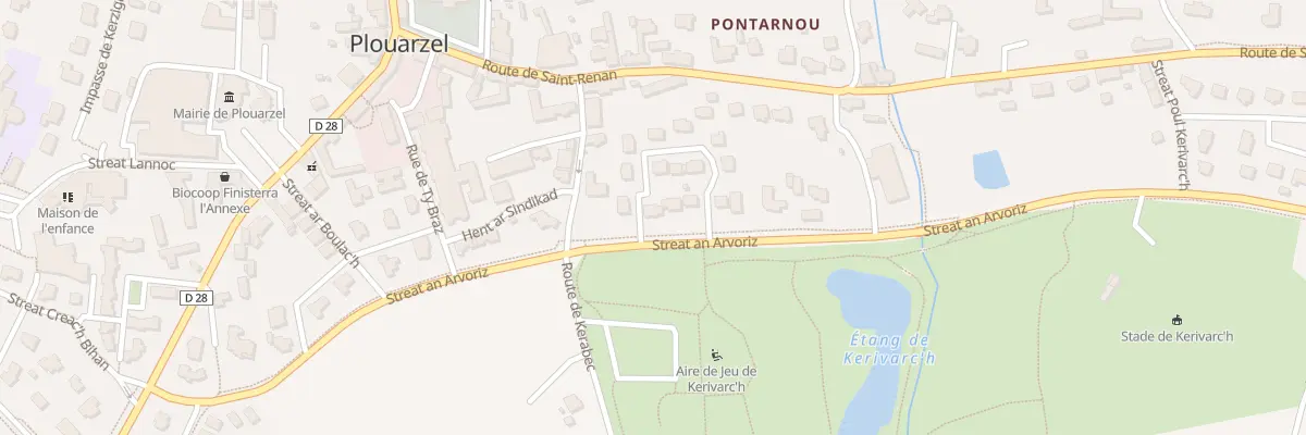 Plan du 12 Rue de la Libération à Plouarzel