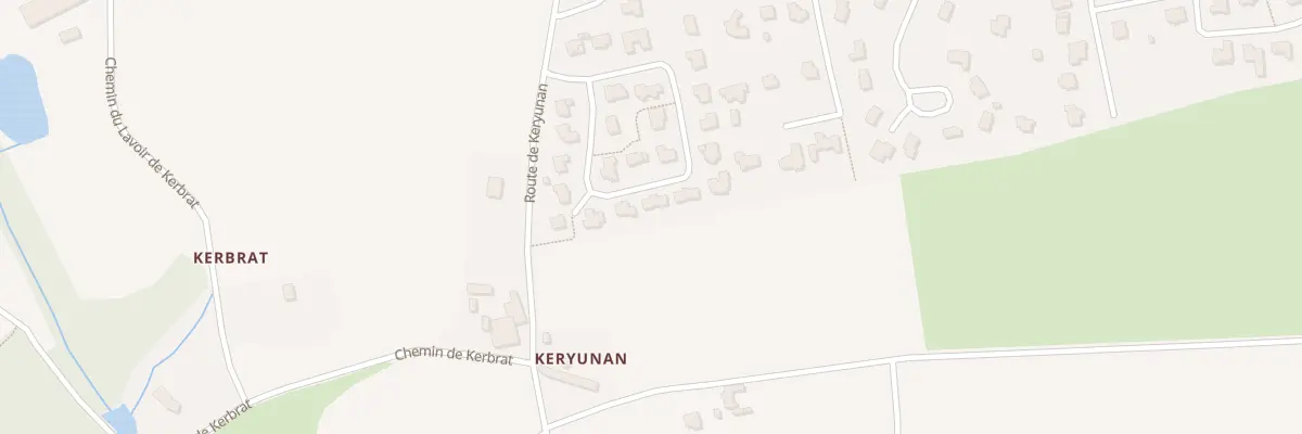 Plan du 11 Rue Herve de Portzmoguer à Plougonvelin