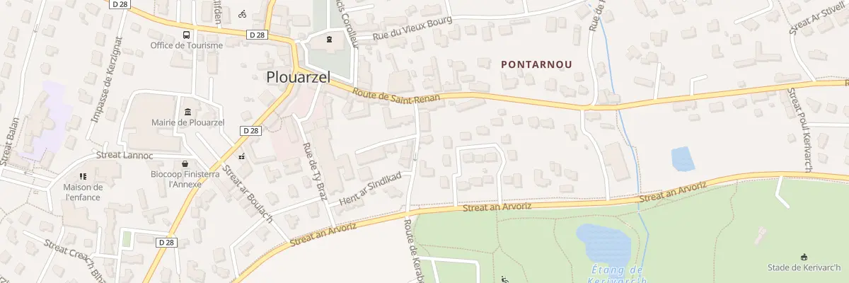 Plan du 407 Pontarnou à Plouarzel