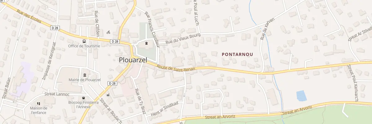Plan du 8 Rte de Saint Renan à Plouarzel