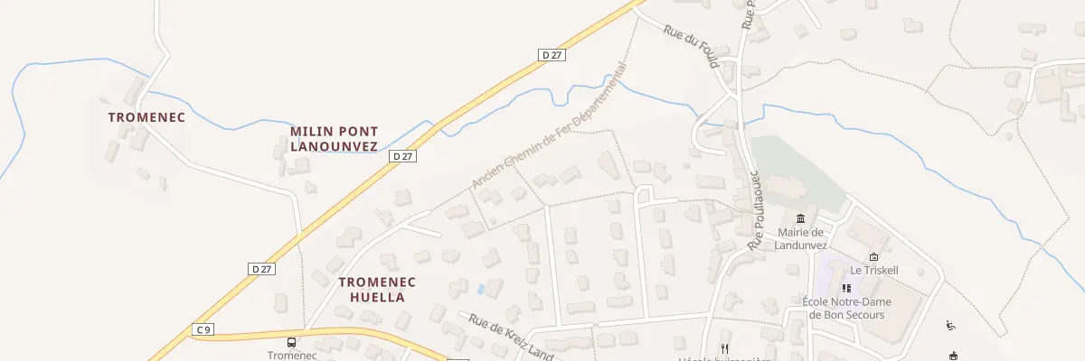 Plan du 37 Rue de Kreizland à Landunvez