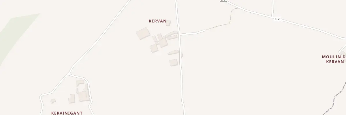 Plan du 26 Kervan à Trébabu