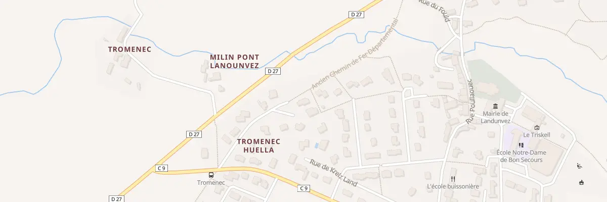 Plan du 22 Tromenec Huella à Landunvez