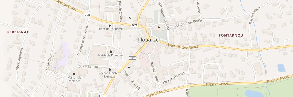 Plan du 2 Rte de Trézien à Plouarzel