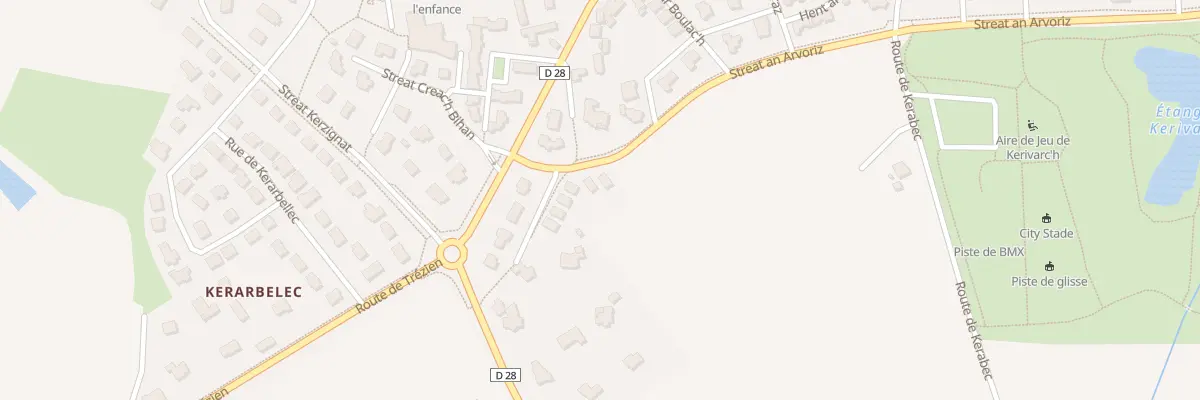 Plan du 45 Rue Streat An Arvoriz à Plouarzel