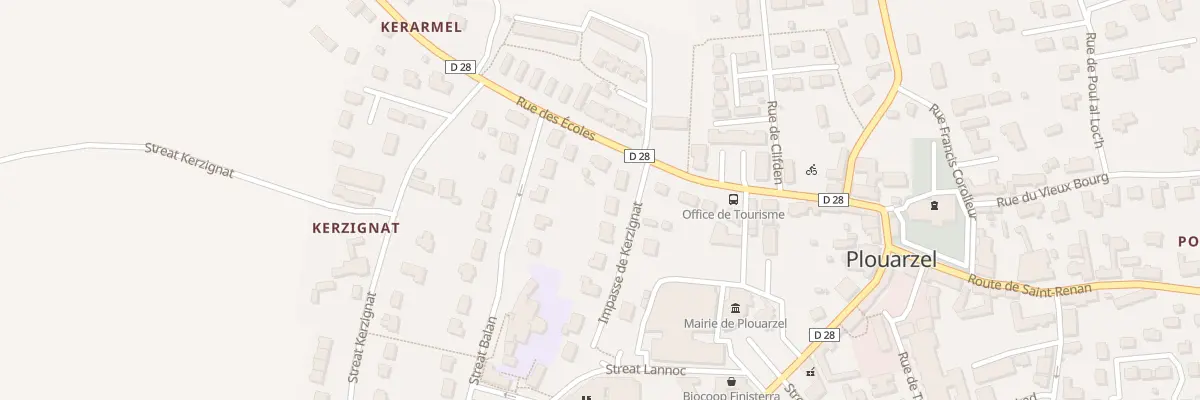 Plan du 497 Kersignat à Plouarzel