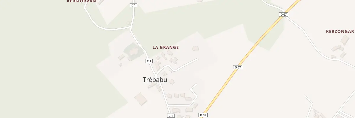 Plan du 5107 Le Bourg à Trébabu