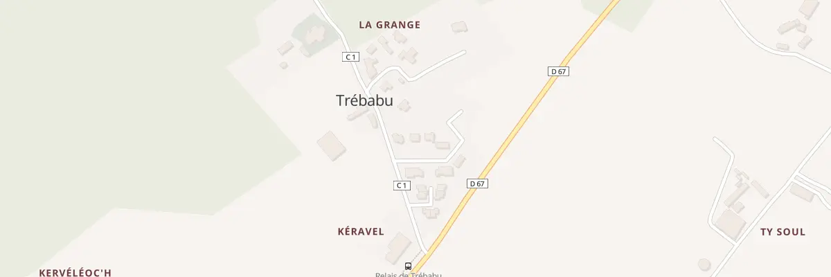 Plan du 16 Keravel à Trébabu