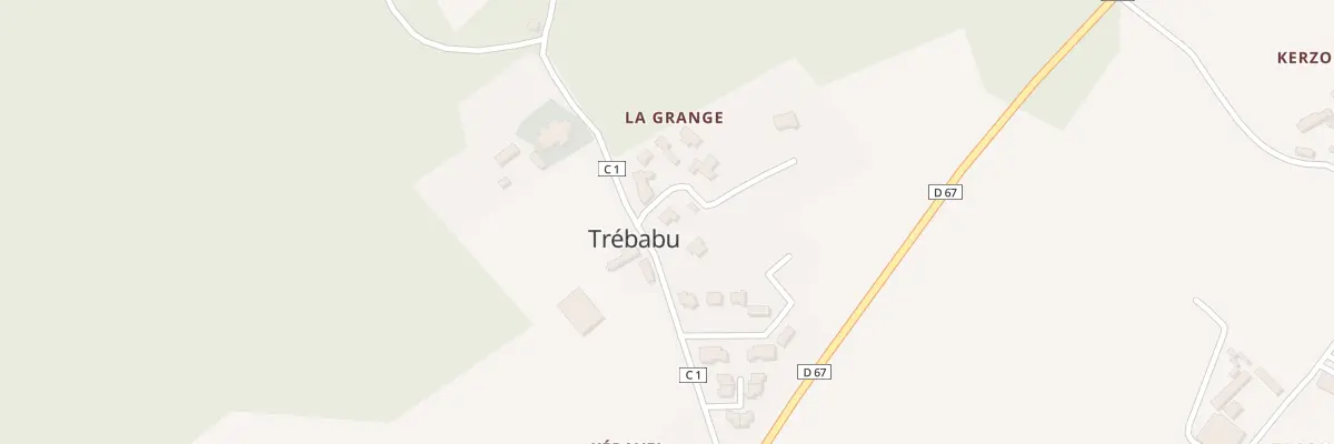 Plan du 2 Trebabu Parc Ar Hoel Bian à Trébabu