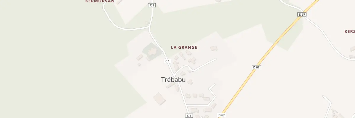 Plan du 5110 Le Bourg à Trébabu
