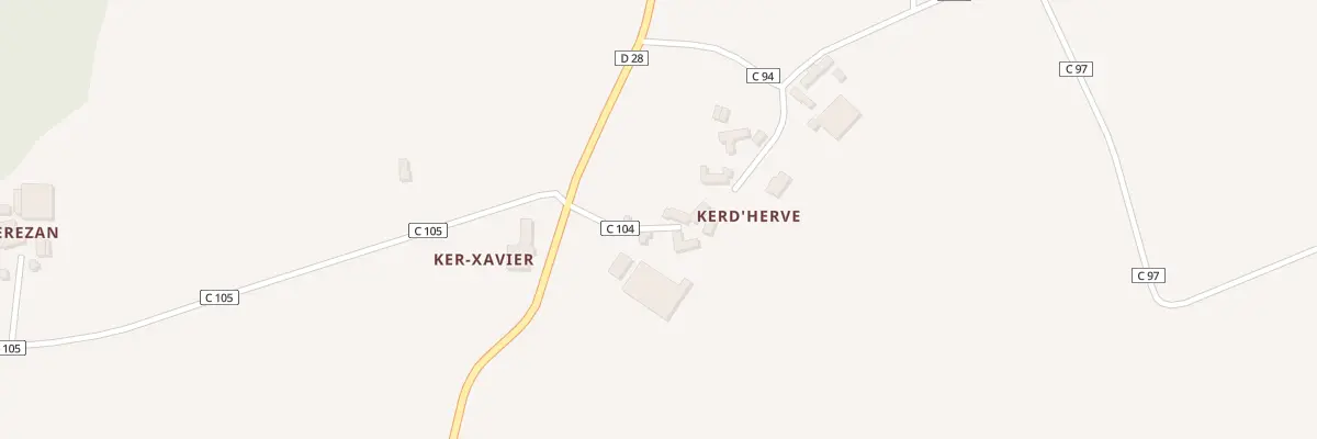 Plan du 45 Kerd’Hervé à Ploumoguer