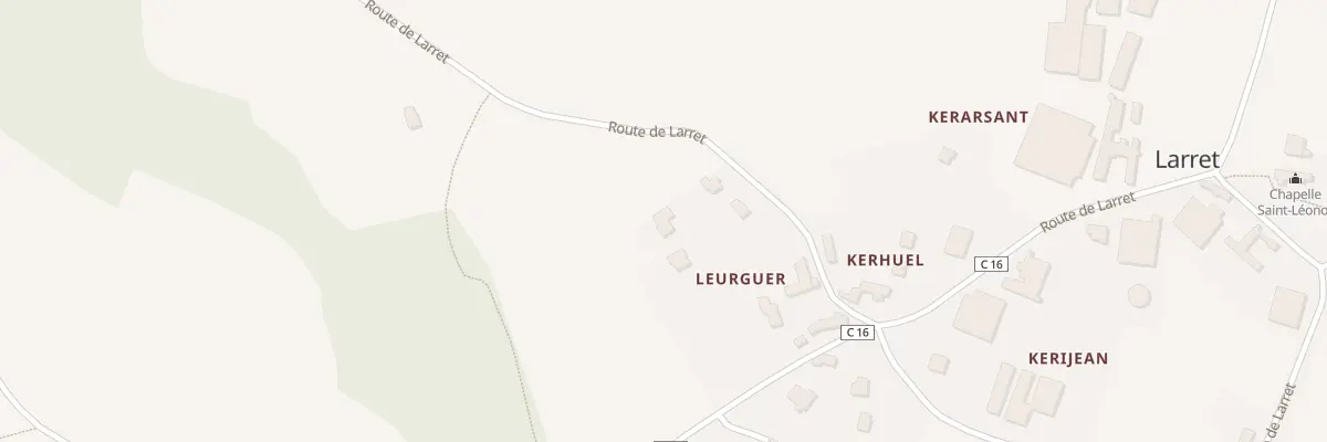 Plan du 5229 Rte de Larret à Porspoder