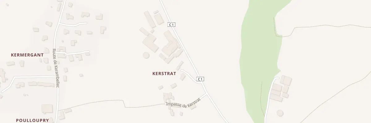 Plan du 4 Kerstrat à Lanildut