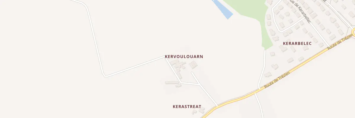 Plan du 373 Kervoulouarn à Plouarzel