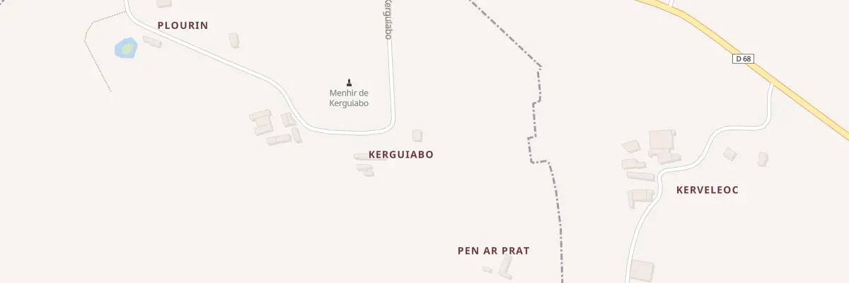 Plan du 121A Kerguiabo à Plourin