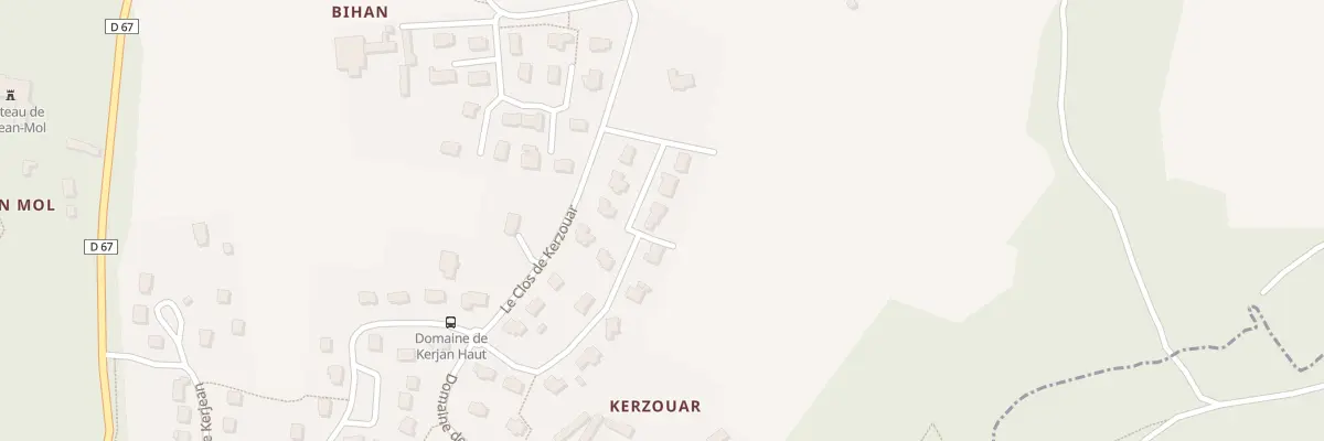 Plan du 19 Clos de Kerzouar à Trébabu
