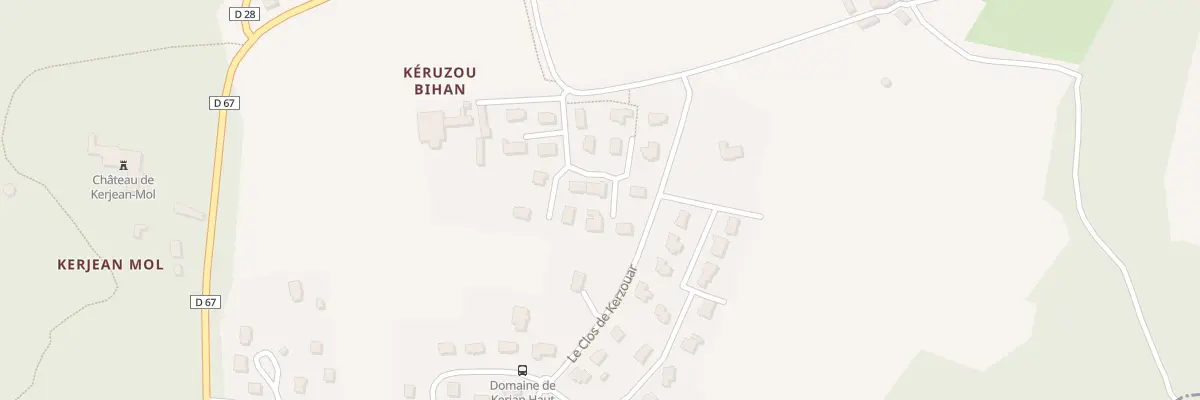 Plan du 11 Rue Keruzou à Trébabu