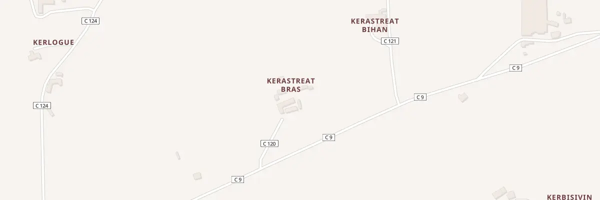 Plan du 327 Kerastreat à Ploumoguer